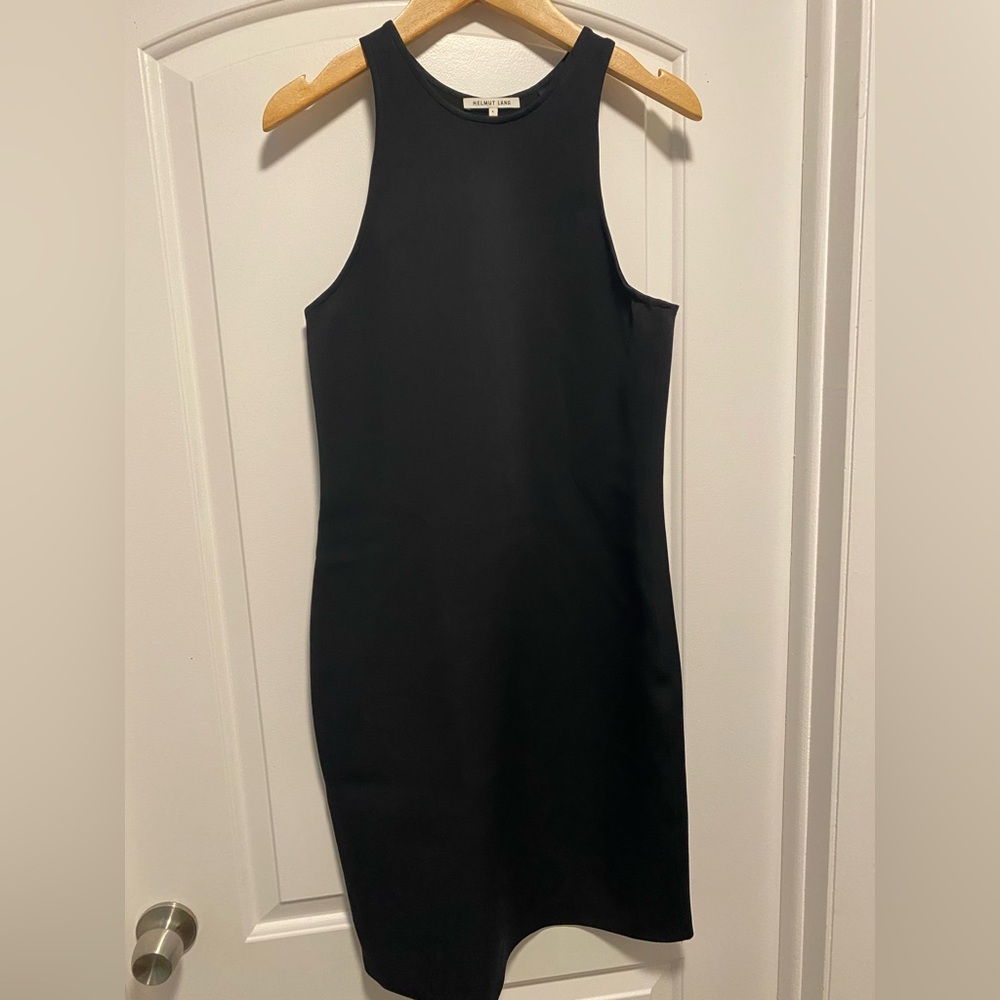 Helmut Lang Black Tank Dress